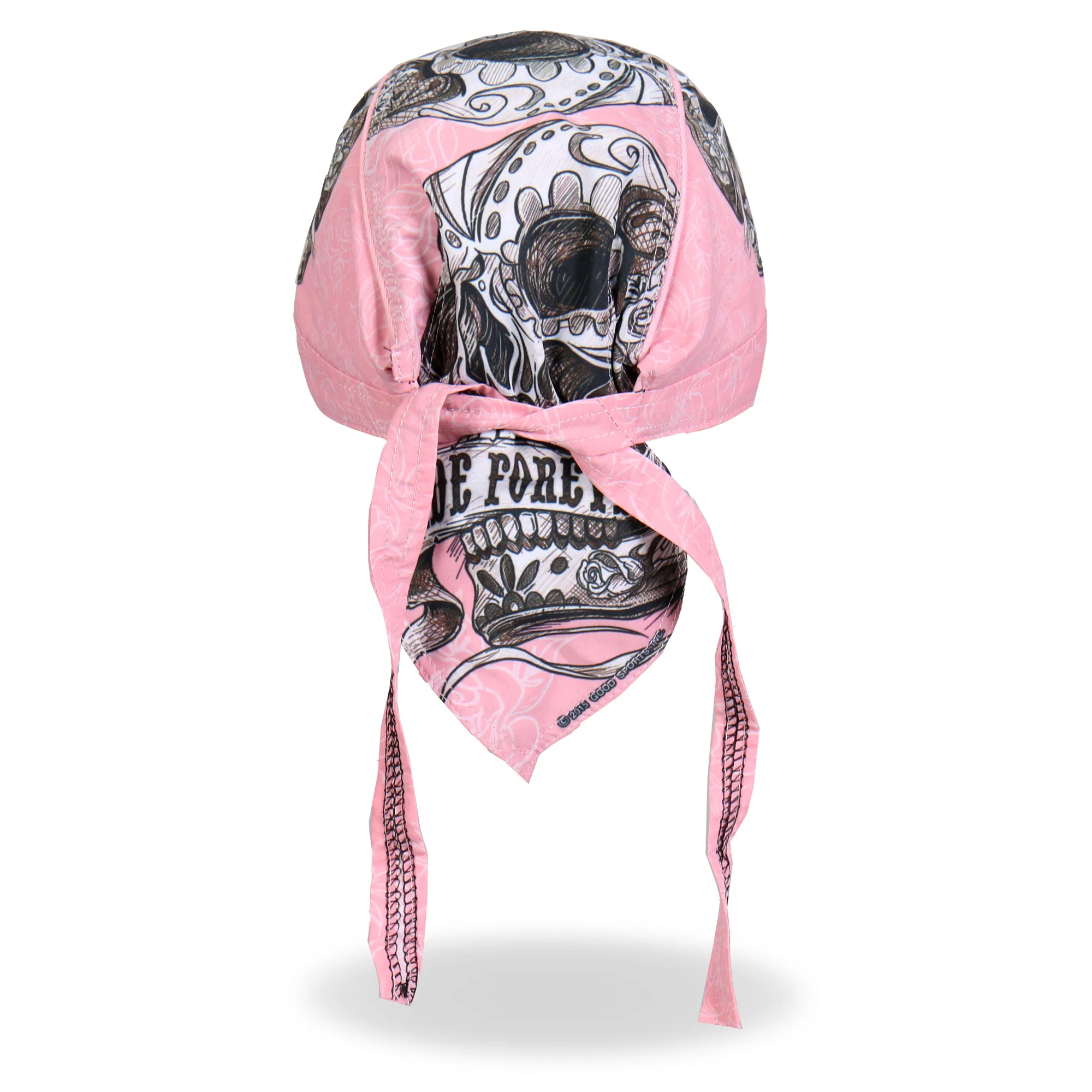 Hot Leathers HWH1087 Banner Skull Headwrap 2 Hot Leathers HWH1087 Banner Skull Headwrap