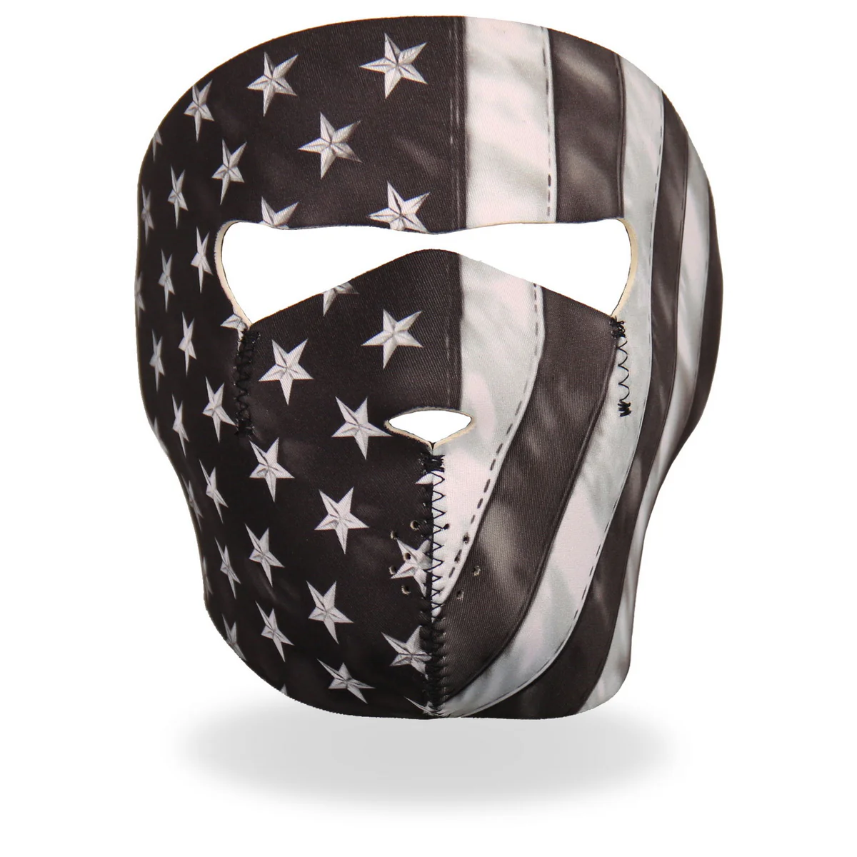 Hot Leathers FMA1032 Black and White Face Mask 2 Hot Leathers FMA1032 Black and White Face Mask
