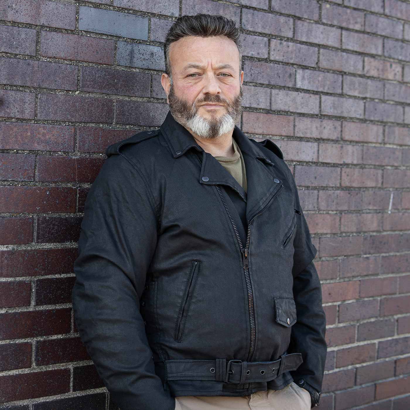 Milwaukee Leather MDM1020 Men's Black Classic 'Waxed' Motorcycle Denim Jacket with Armor 6 Milwaukee Leather MDM1020 Men's Black Classic 'Waxed' Motorcycle Denim Jacket with Armor