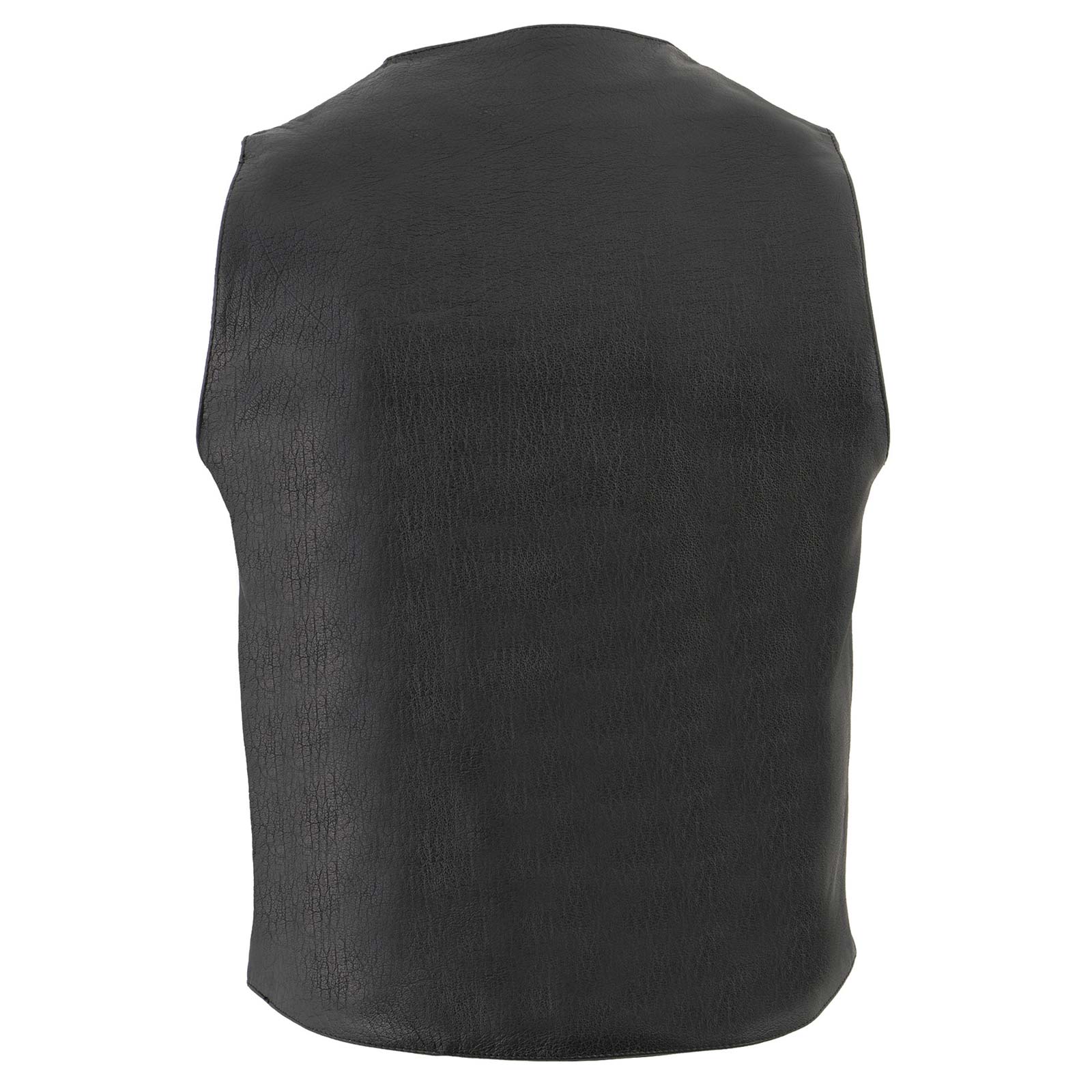 Milwaukee Leather LKM3700 Men's Classic Black Leather Motorcycle Rider Vest w/ Buffalo Nickel Snaps Closure 2 Milwaukee Leather LKM3700 Men's Classic Black Leather Motorcycle Rider Vest w/ Buffalo Nickel Snaps Closure