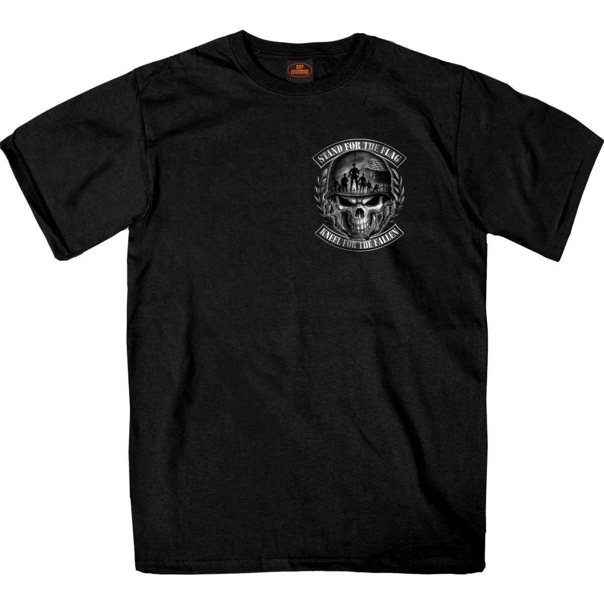 Hot Leathers GMD1501 Stand for the Flag Skull T-Shirt 2 Hot Leathers GMD1501 Stand for the Flag Skull T-Shirt