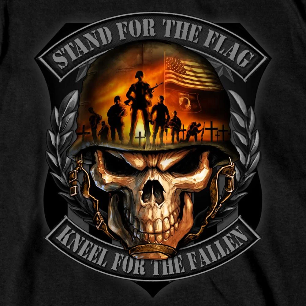 Hot Leathers GMD1501 Stand for the Flag Skull T-Shirt 4 Hot Leathers GMD1501 Stand for the Flag Skull T-Shirt