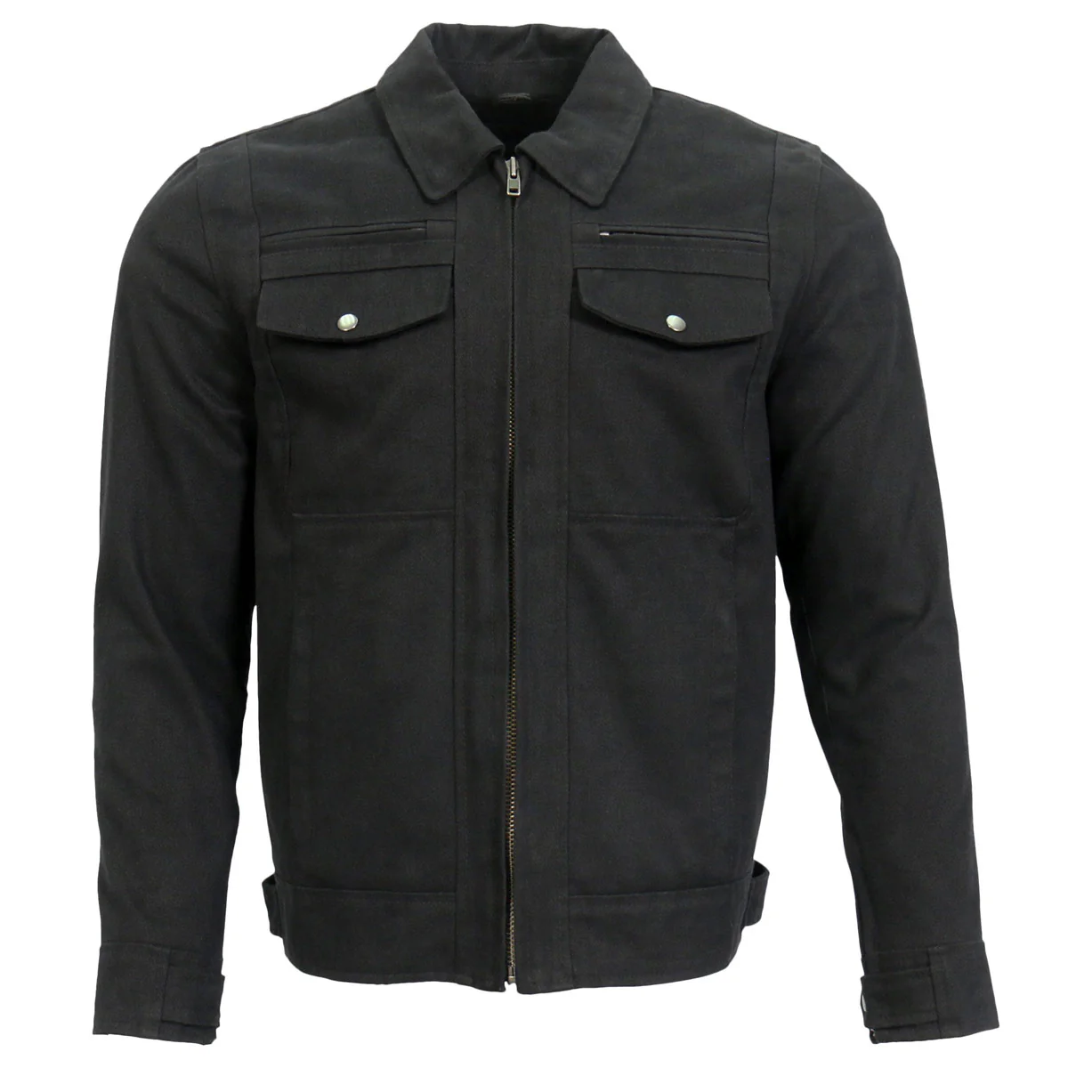 Hot Leathers JKM6001 Men's Black Denim Armored Shirt Jacket 10 Hot Leathers JKM6001 Men's Black Denim Armored Shirt Jacket