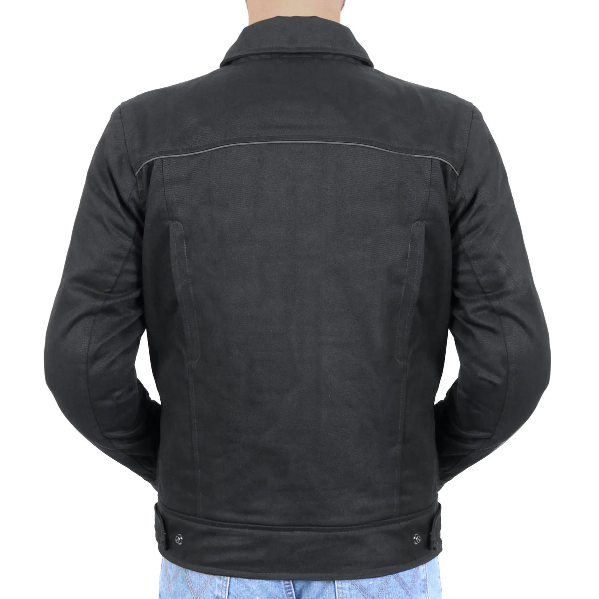 Hot Leathers JKM6001 Men's Black Denim Armored Shirt Jacket 2 Hot Leathers JKM6001 Men's Black Denim Armored Shirt Jacket