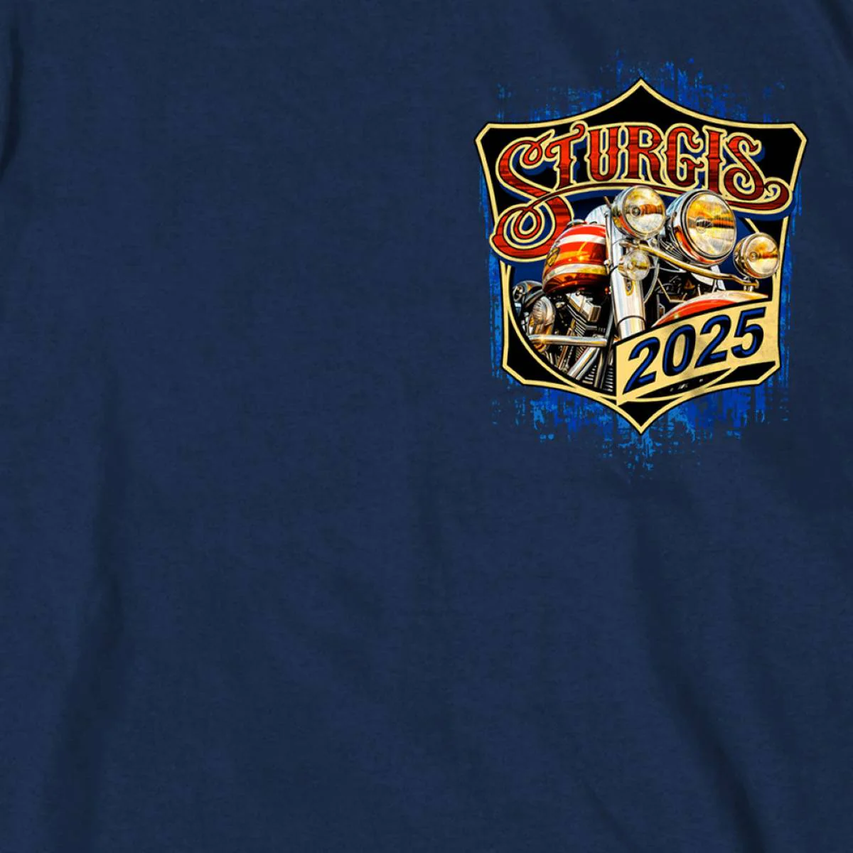 2025 Sturgis Motorcycle Rally Rushmore Navy Men's T-Shirt 4 2025 Sturgis Motorcycle Rally Rushmore Navy Men's T-Shirt