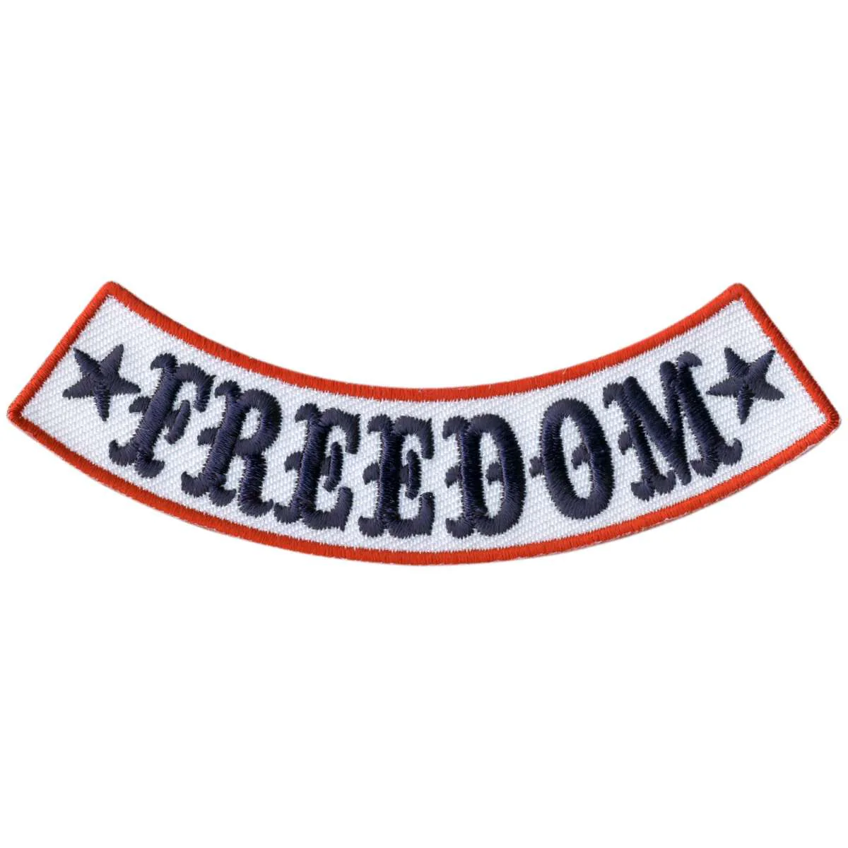 Hot Leathers Freedom 4” X 1” Bottom Rocker Patch PPM5134 1 Hot Leathers Freedom 4” X 1” Bottom Rocker Patch PPM5134