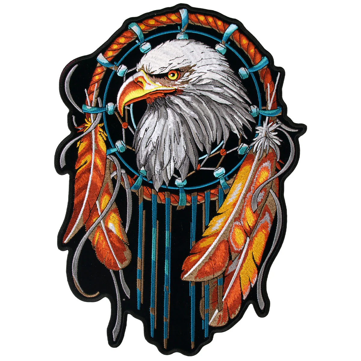 Hot Leathers PPA6834 Eagle Dream Catcher 4" x 6" Patch 1 Hot Leathers PPA6834 Eagle Dream Catcher 4" x 6" Patch