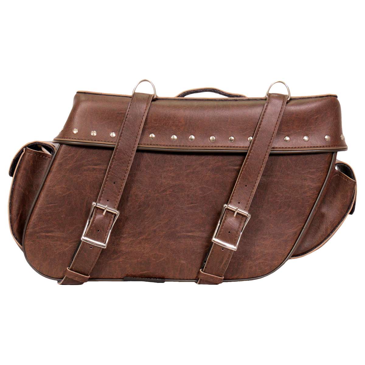 Hot Leathers SDA1006 Brown Motorcycle Saddlebags 1 Hot Leathers SDA1006 Brown Motorcycle Saddlebags