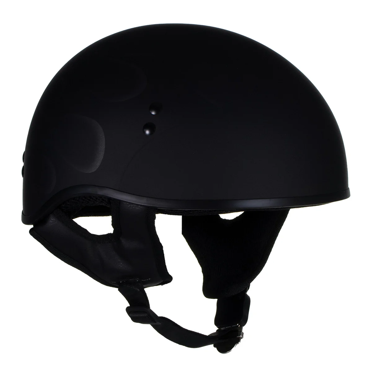 Hot Leathers HLT68 Type-1 Flat Black Flames Motorcycle DOT Approved Skull Cap Half Helmet 11 Hot Leathers HLT68 Type-1 Flat Black Flames Motorcycle DOT Approved Skull Cap Half Helmet