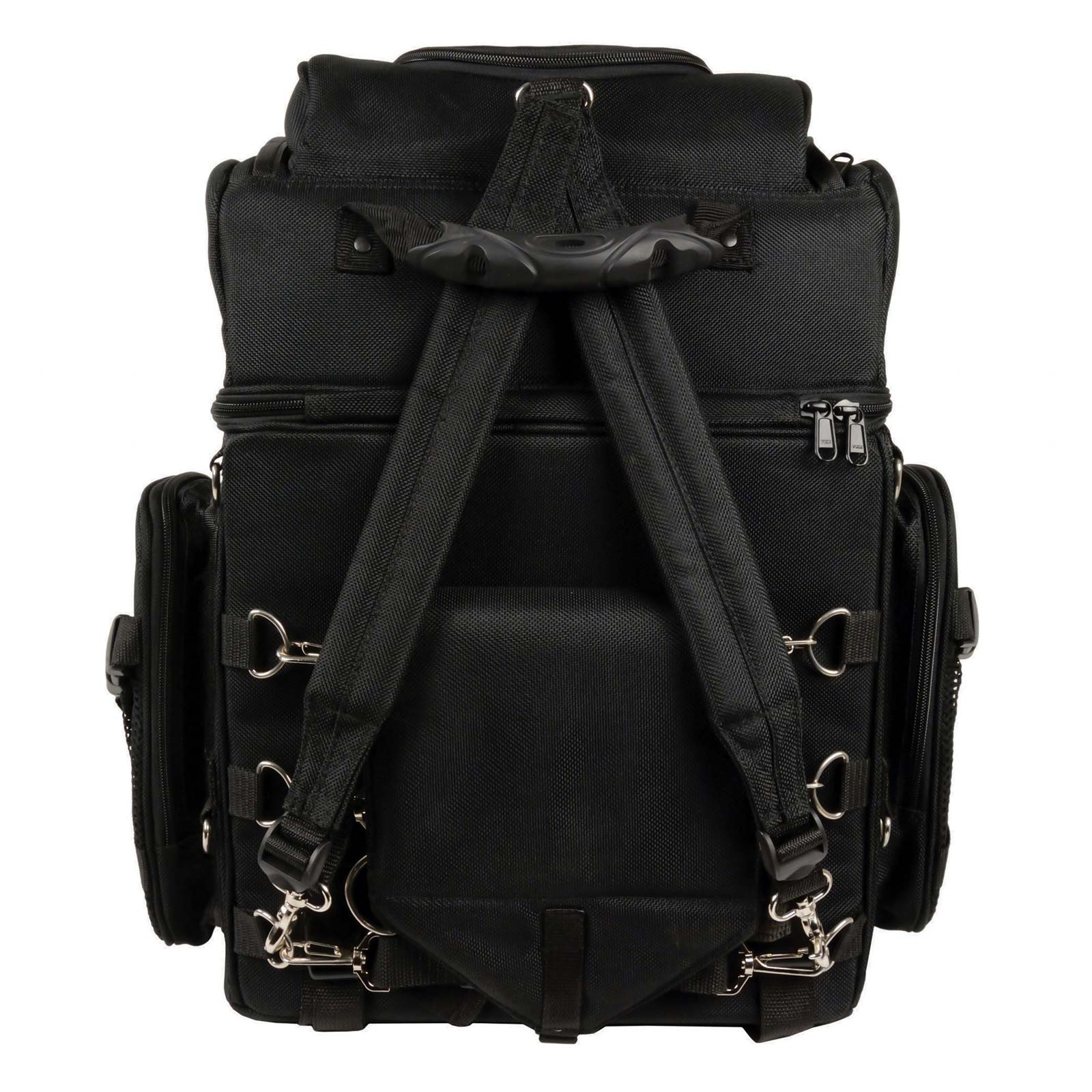 Milwaukee Leather SH689 Large Black Textile Waterproof Touring Motorcycle Sissy Bar Bag 3 Milwaukee Leather SH689 Large Black Textile Waterproof Touring Motorcycle Sissy Bar Bag