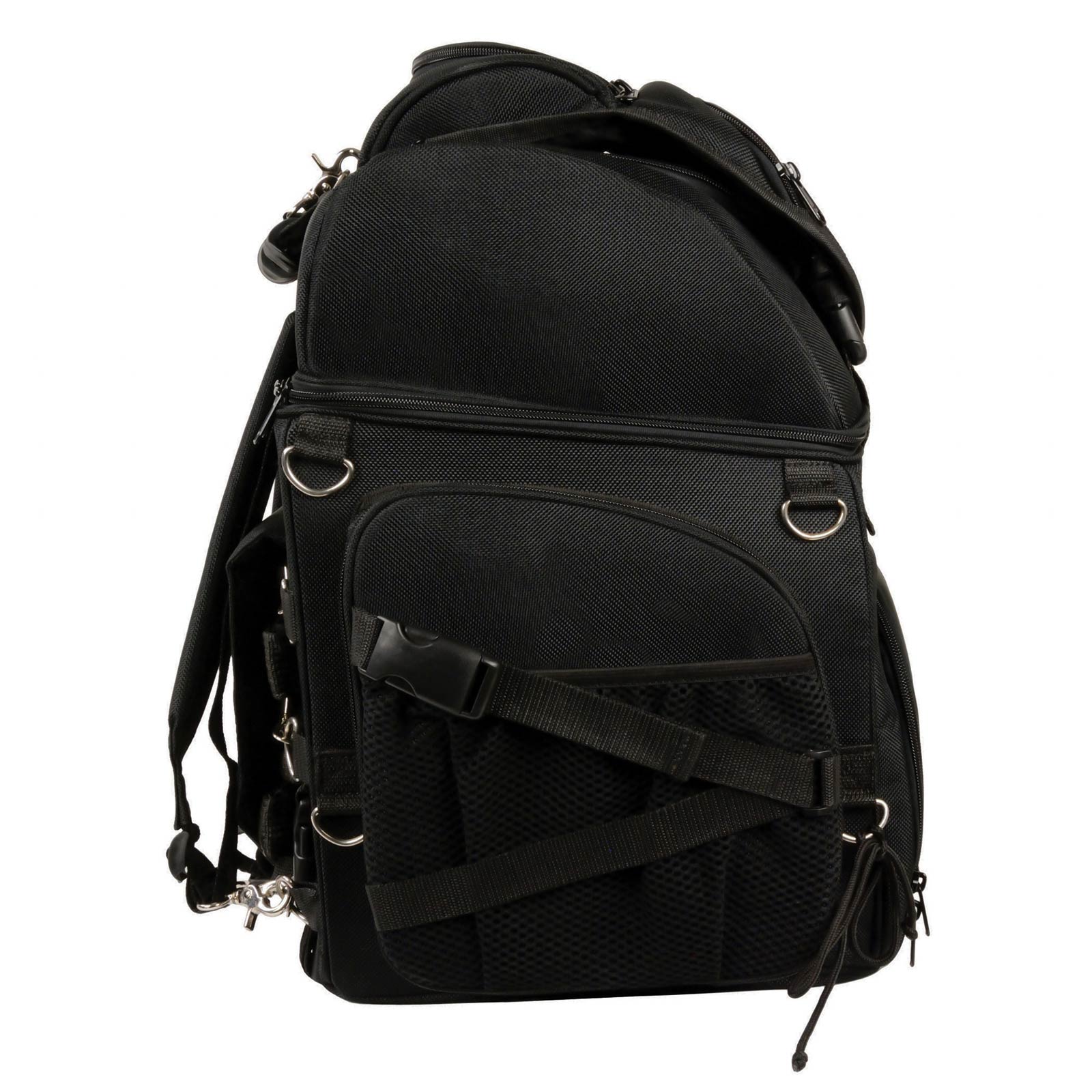 Milwaukee Leather SH689 Large Black Textile Waterproof Touring Motorcycle Sissy Bar Bag 7 Milwaukee Leather SH689 Large Black Textile Waterproof Touring Motorcycle Sissy Bar Bag