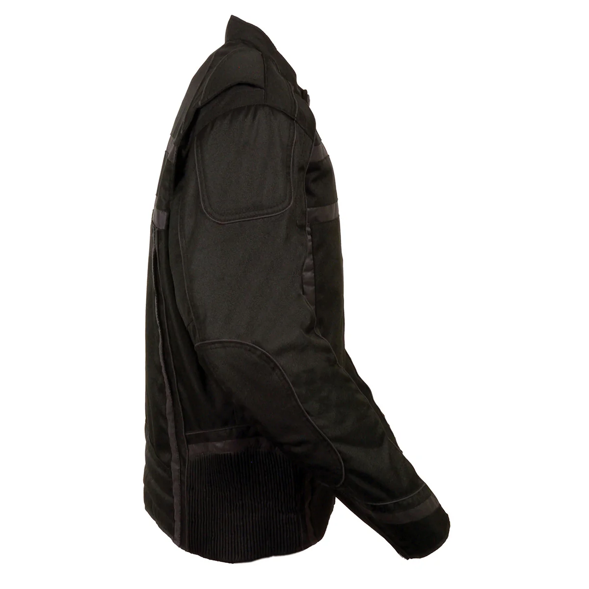 Milwaukee Leather MPM1740 Men's Black Vented Textile Jacket with Reflective Stripes 9 Milwaukee Leather MPM1740 Men's Black Vented Textile Jacket with Reflective Stripes
