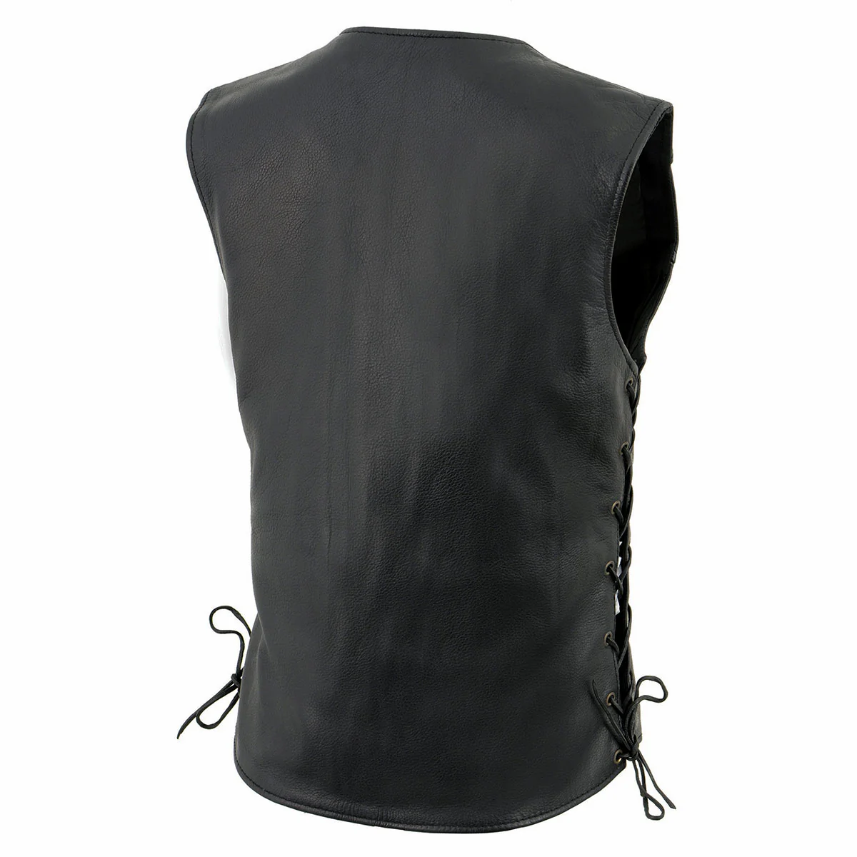 Milwaukee Leather LKL4700 Women's Black Premium Leather Side Laced Motorcycle Biker Riders Vest w/ Snap Closure 8 Milwaukee Leather LKL4700 Women's Black Premium Leather Side Laced Motorcycle Biker Riders Vest w/ Snap Closure