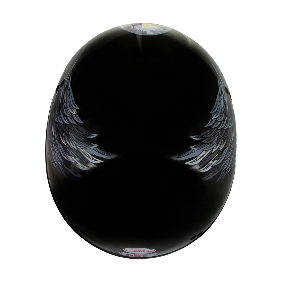 Hot Leathers HLT68 Eagle Black Advanced DOT Approved Motorcycle Skull Cap Half Helmet Biker 6 Hot Leathers HLT68 Eagle Black Advanced DOT Approved Motorcycle Skull Cap Half Helmet Biker