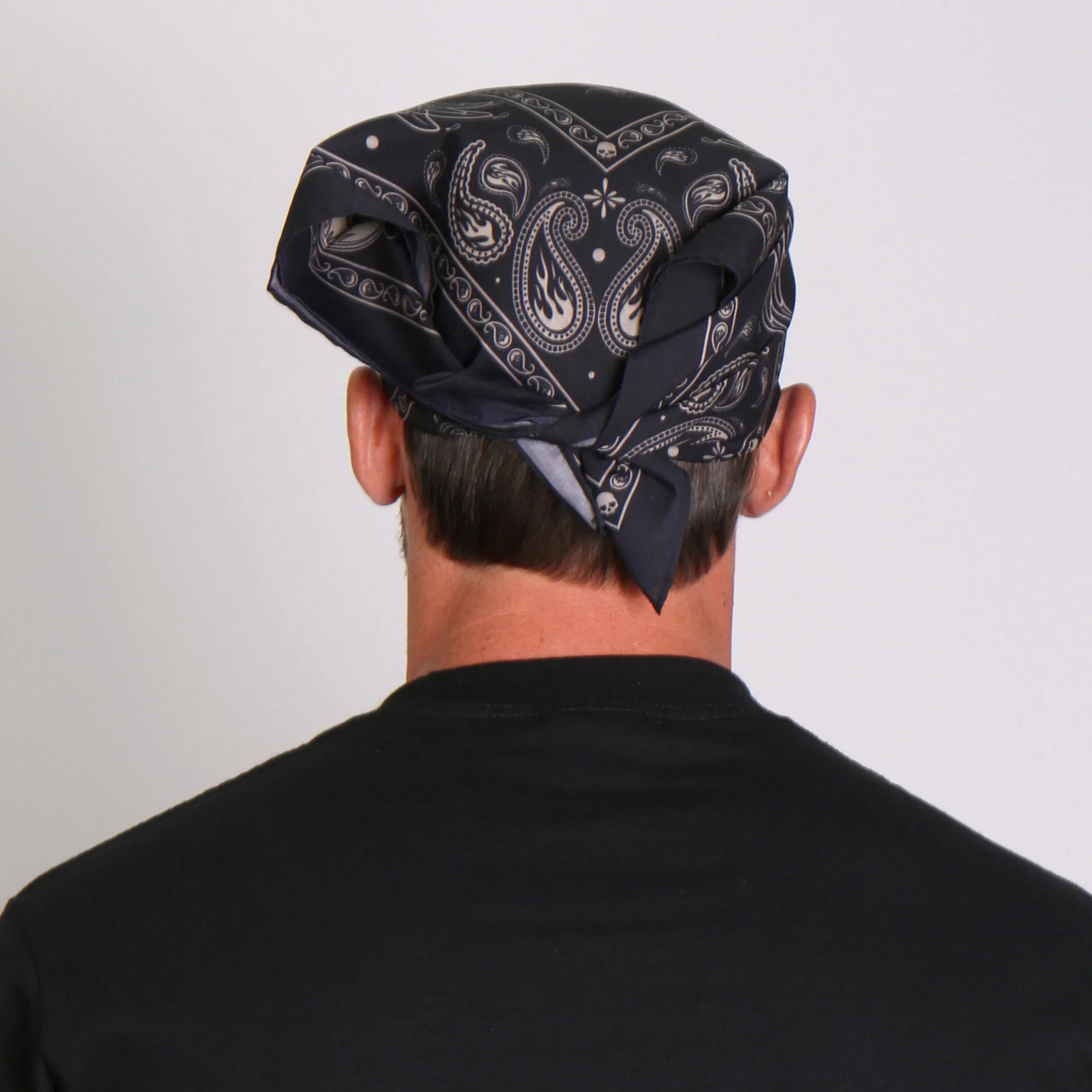 Hot Leathers BAB1060 Flying Eyeball Paisley Bandana 3 Hot Leathers BAB1060 Flying Eyeball Paisley Bandana