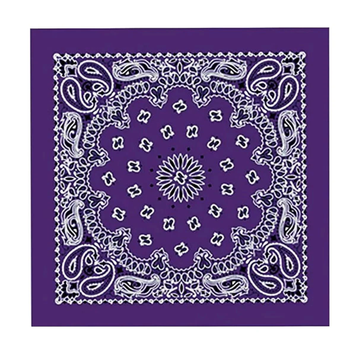 Hot Leathers BAP1002 Classic Purple Paisley Bandana 1 Hot Leathers BAP1002 Classic Purple Paisley Bandana
