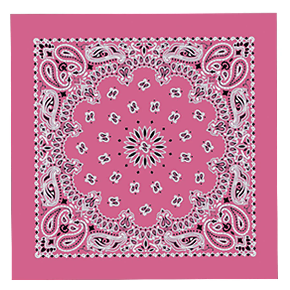 Hot Leathers BAP1007 Classic Hot Pink Paisley Bandana 1 Hot Leathers BAP1007 Classic Hot Pink Paisley Bandana