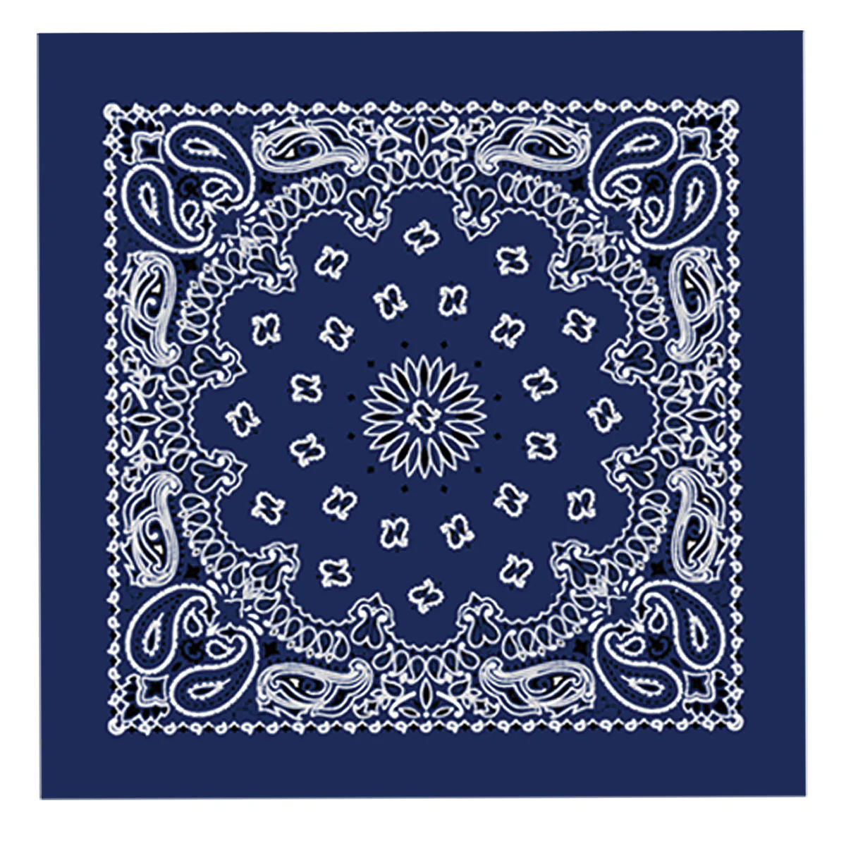 Hot Leathers BAP1008 Classic Navy Paisley Bandana 1 Hot Leathers BAP1008 Classic Navy Paisley Bandana