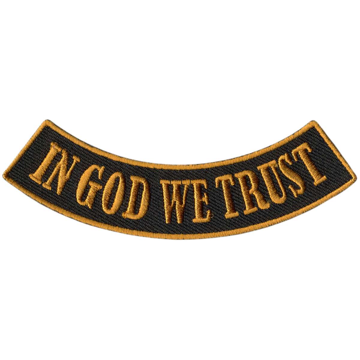 Hot Leathers In God We Trust 4” X 1” Bottom Rocker Patch PPM5136 1 Hot Leathers In God We Trust 4” X 1” Bottom Rocker Patch PPM5136