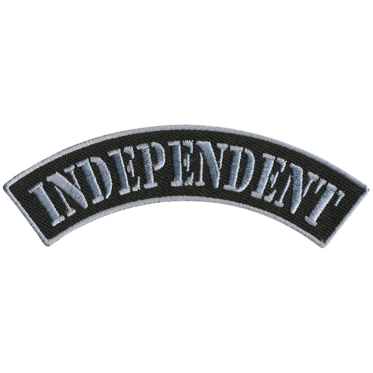 Hot Leathers Independent 4” X 1” Top Rocker Patch PPM4170 1 Hot Leathers Independent 4” X 1” Top Rocker Patch PPM4170