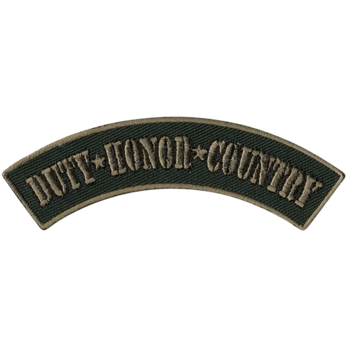 Hot Leathers Duty Honor Country 4” X 1” Top Rocker Patch PPM4130 1 Hot Leathers Duty Honor Country 4” X 1” Top Rocker Patch PPM4130