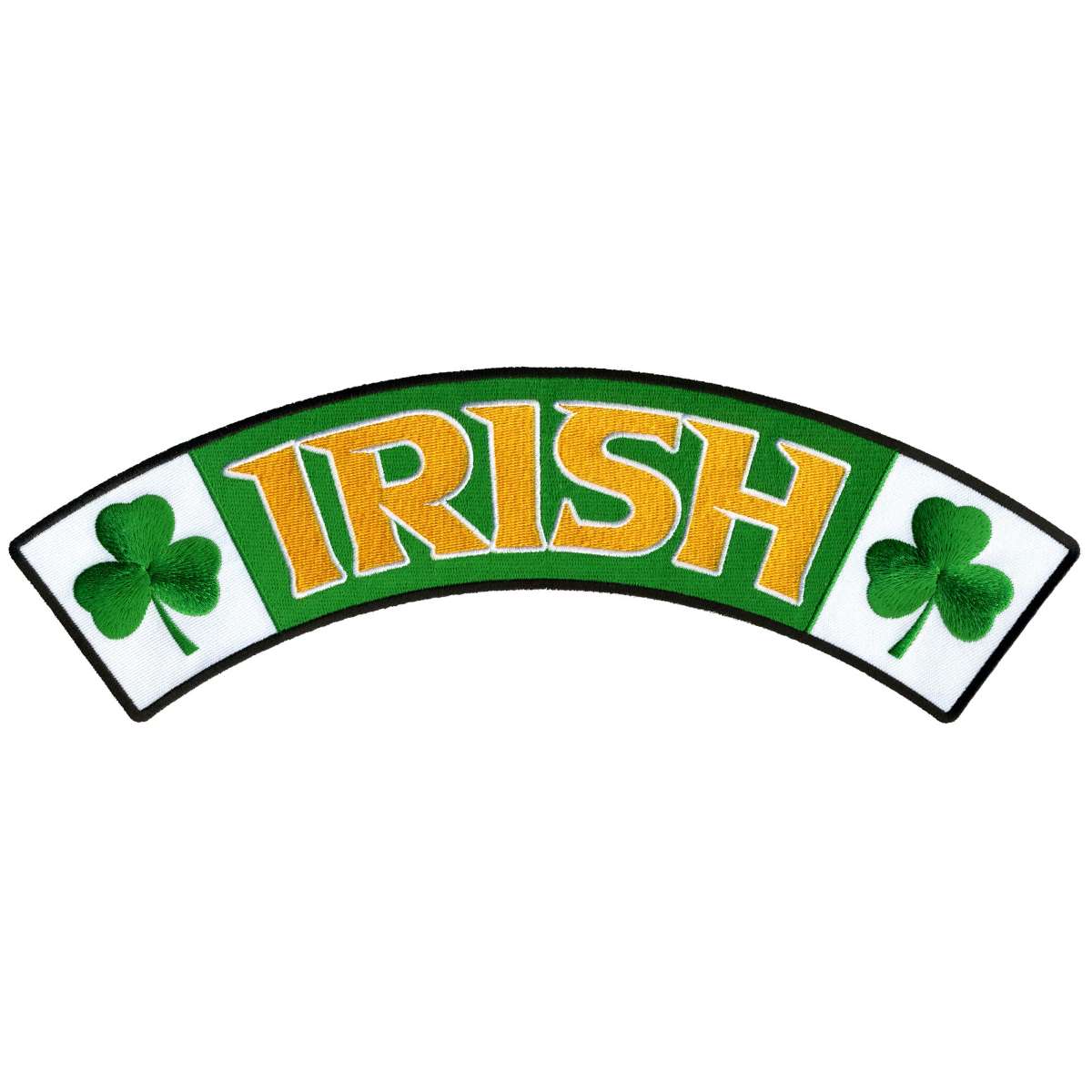 Hot Leathers Irish 12” X 3” Top Rocker Patch PPM4137 1 Hot Leathers Irish 12” X 3” Top Rocker Patch PPM4137