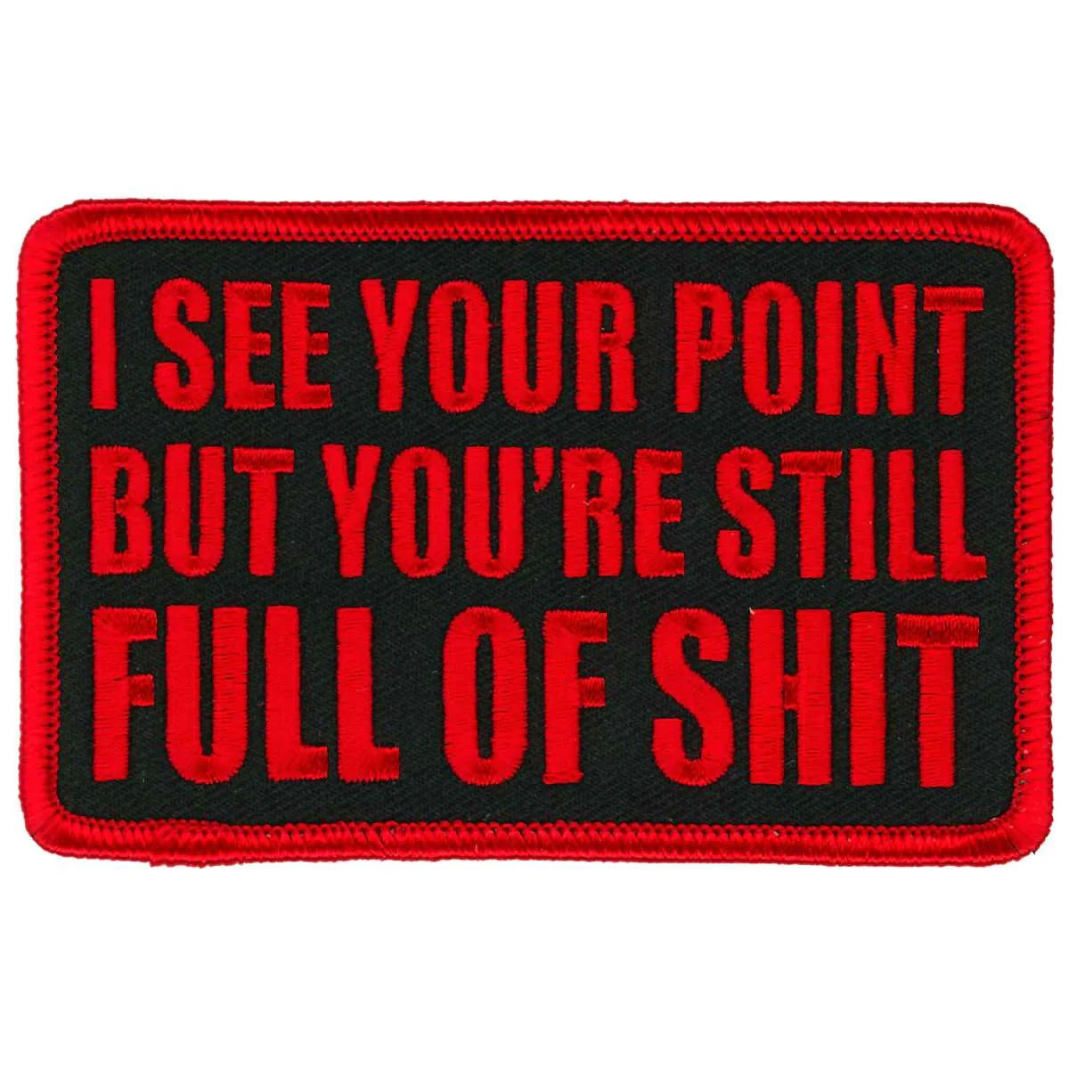Hot Leathers I See Your Point Patch PPL9972 1 Hot Leathers I See Your Point Patch PPL9972