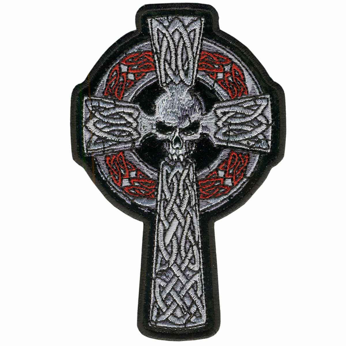 Hot Leathers Celtic Cross 7" x 11" Patch PPA3377 1 Hot Leathers Celtic Cross 7" x 11" Patch PPA3377