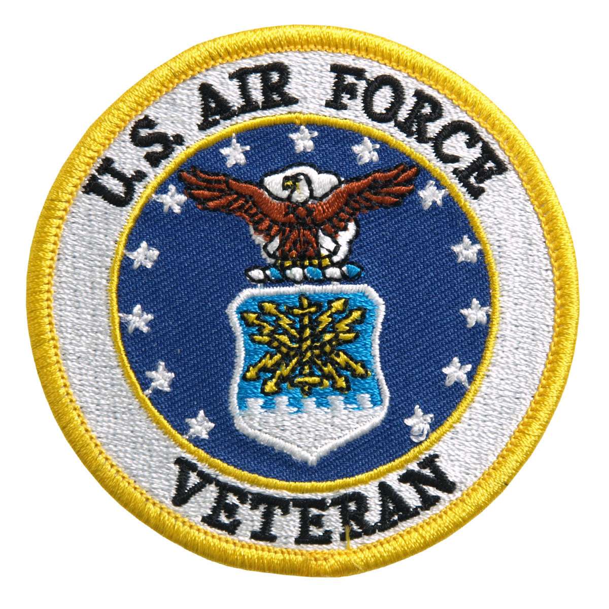 Hot Leathers US Air Force Veteran Military Patches PPE1190 1 Hot Leathers US Air Force Veteran Military Patches PPE1190