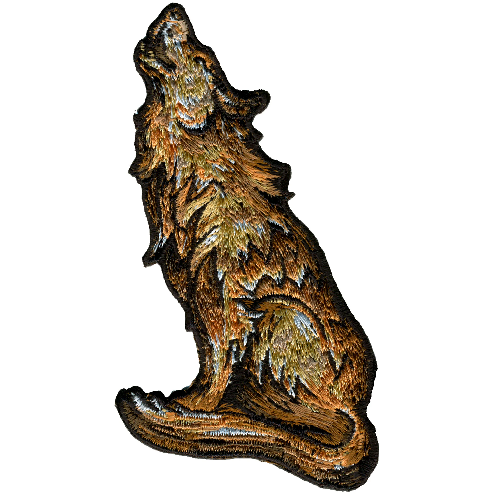 Hot Leathers PPA8940 Howling Wolf 2" x 5" Patch 1 Hot Leathers PPA8940 Howling Wolf 2" x 5" Patch