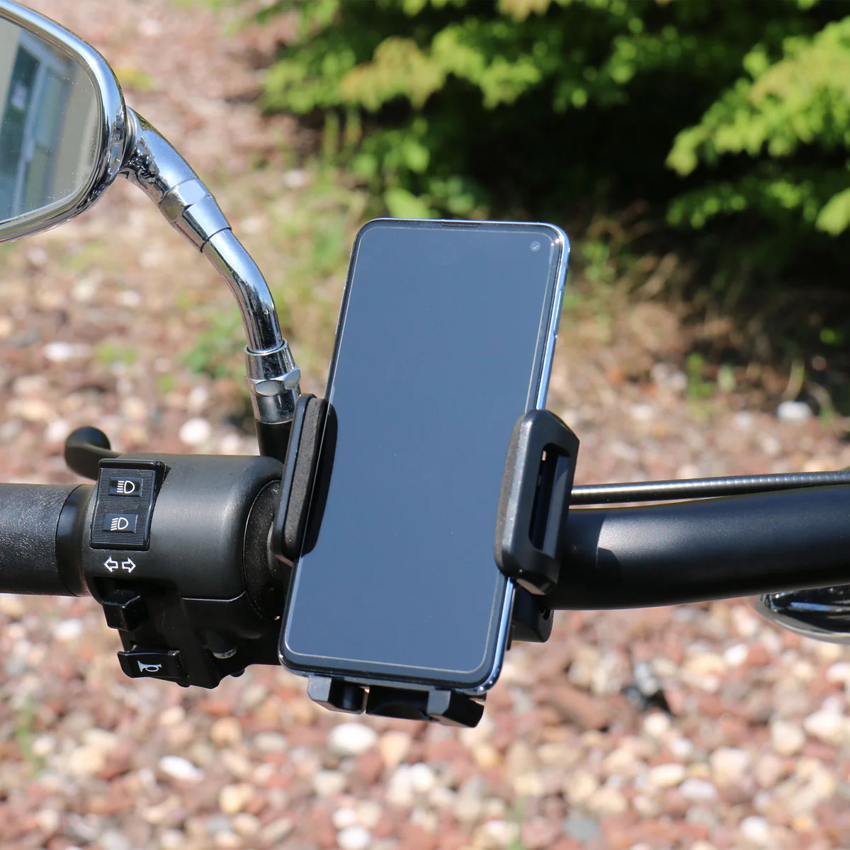 Hot Leathers MPA1805 Black Motorcycle Cell Phone Holder 5 Hot Leathers MPA1805 Black Motorcycle Cell Phone Holder