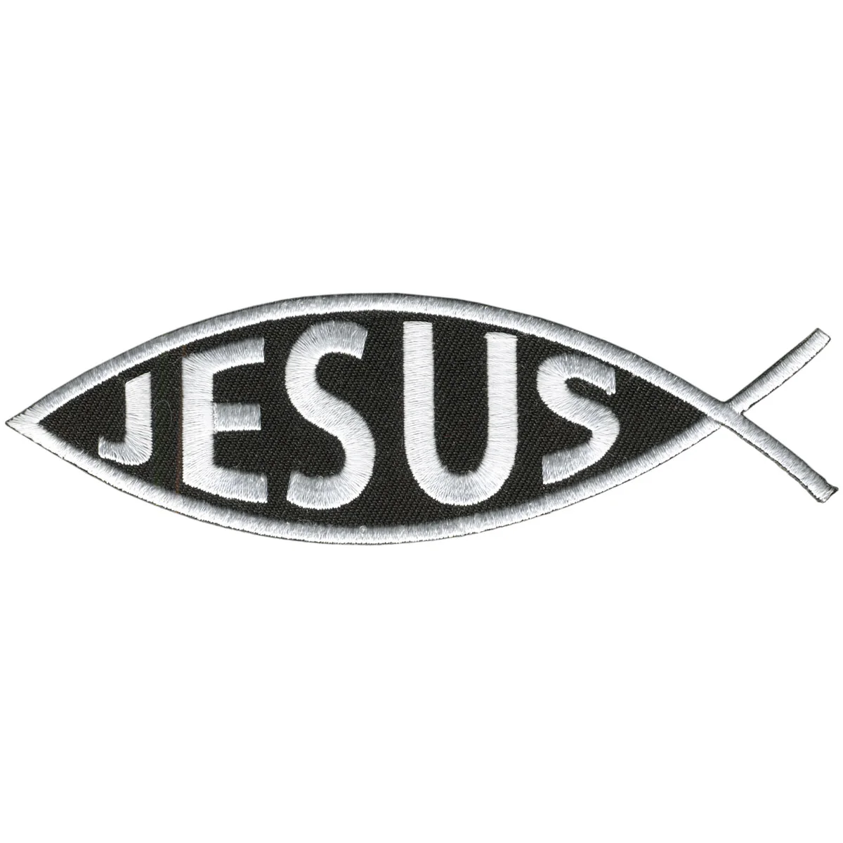 Hot Leathers PPL9077 Jesus Inside Fish 5" x 2" Patch 1 Hot Leathers PPL9077 Jesus Inside Fish 5" x 2" Patch