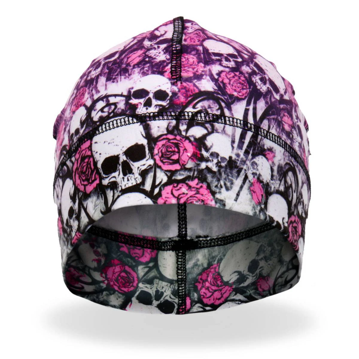 Hot Leathers Skull Bouquet Helmet Liner KHC4010 2 Hot Leathers Skull Bouquet Helmet Liner KHC4010