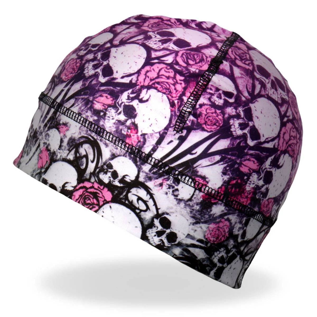 Hot Leathers Skull Bouquet Helmet Liner KHC4010 5 Hot Leathers Skull Bouquet Helmet Liner KHC4010