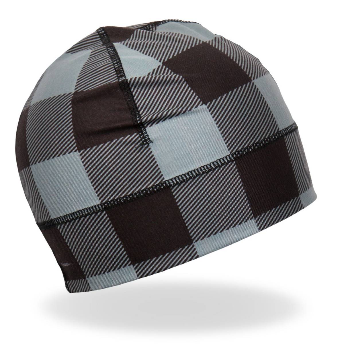 Hot Leathers Grey Plaid Helmet Liner KHC4006 4 Hot Leathers Grey Plaid Helmet Liner KHC4006
