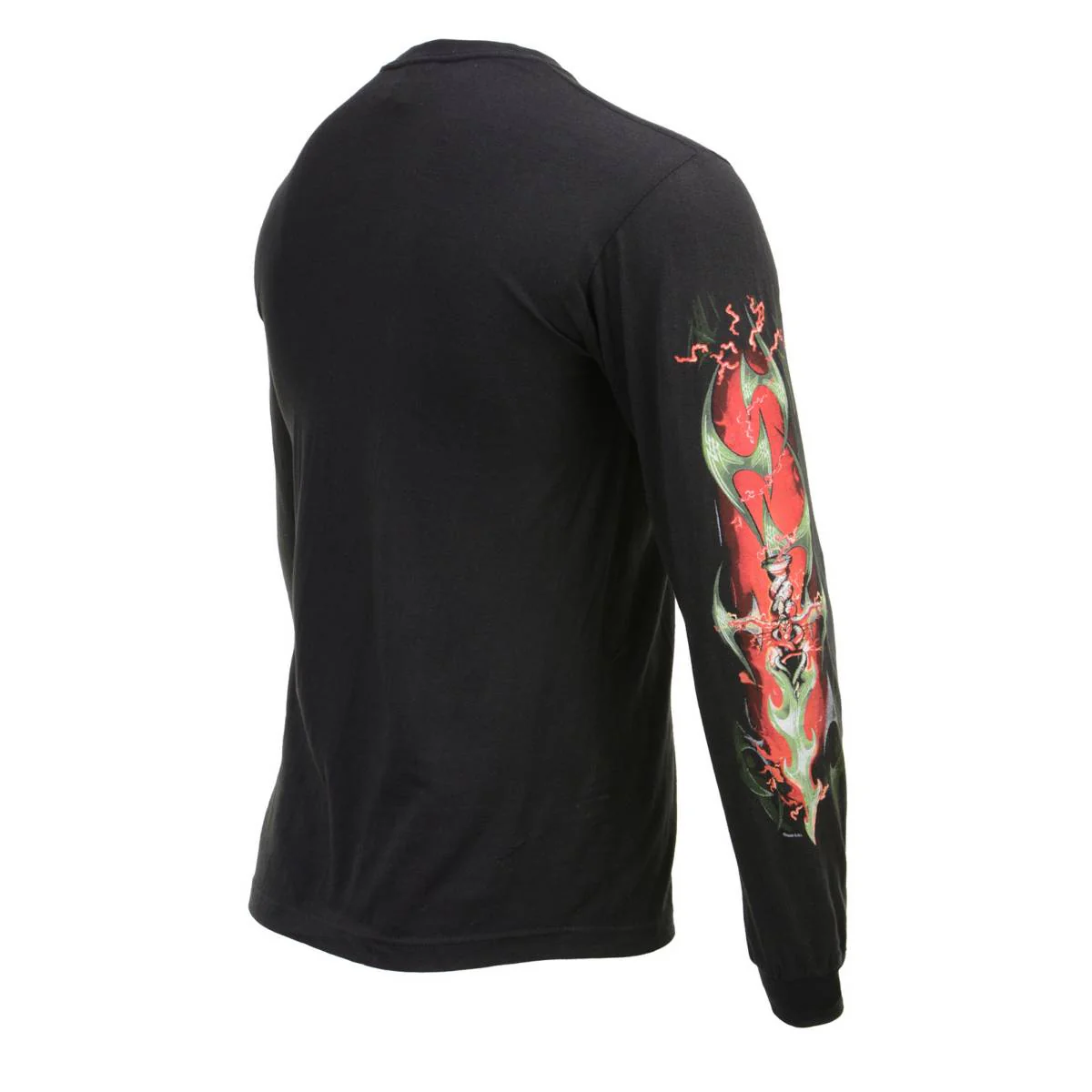Milwaukee Leather MPMH117005 Men’s ‘Electric Skull’ Long Sleeve Black T-Shirt 32 Milwaukee Leather MPMH117005 Men’s ‘Electric Skull’ Long Sleeve Black T-Shirt