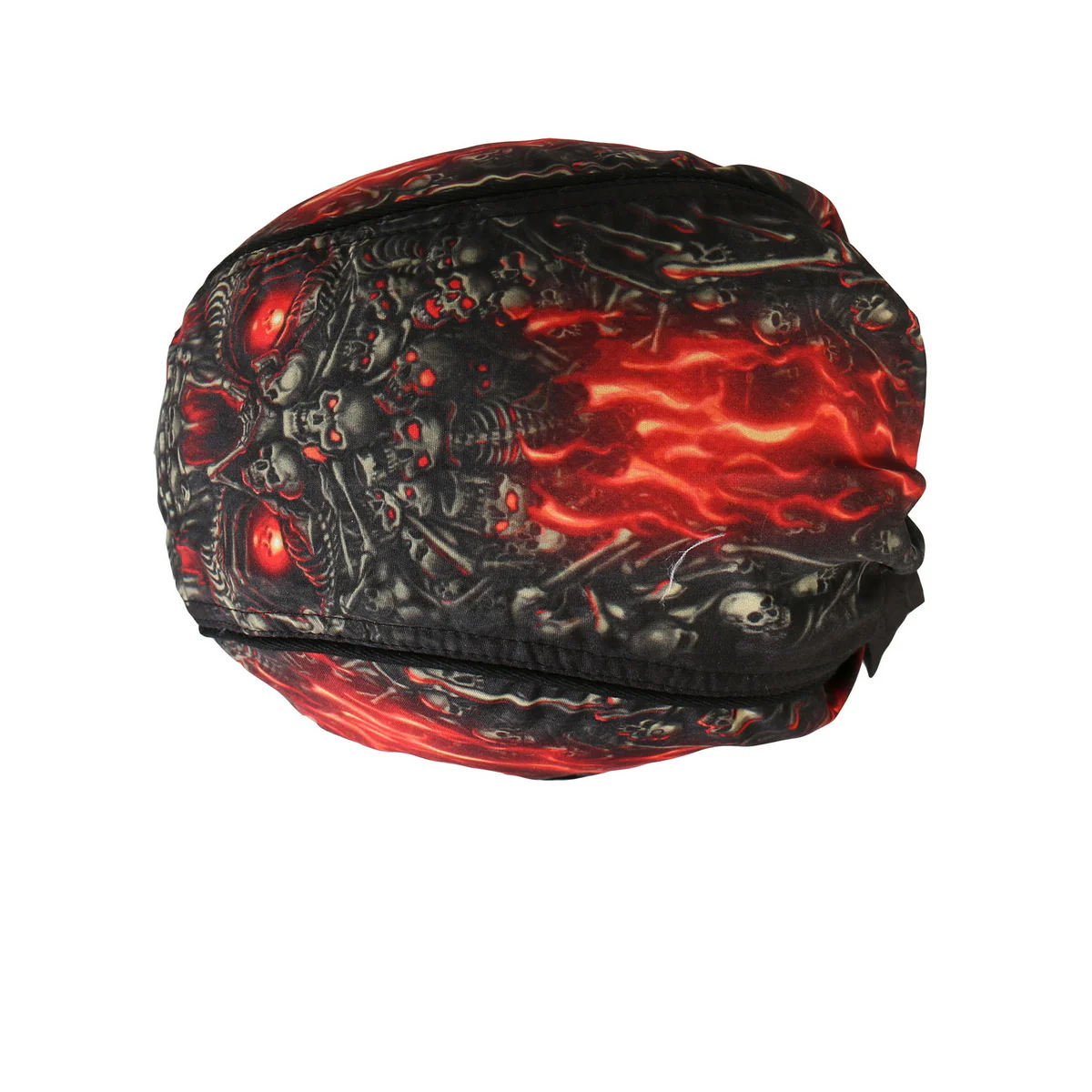 Hot Leathers HWH1018 Skull Made Of Skulls Headwrap 6 Hot Leathers HWH1018 Skull Made Of Skulls Headwrap