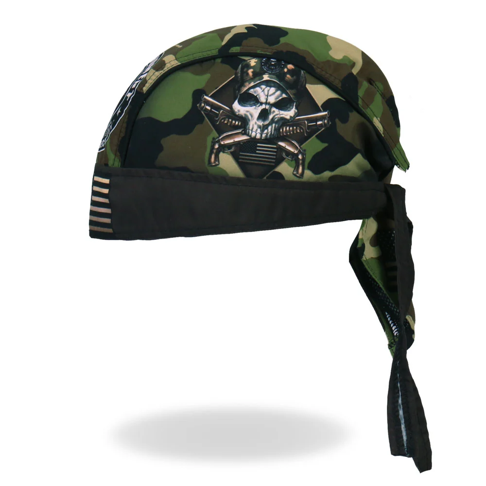 Hot Leathers HWH1094 Camo Skull Headwrap 4 Hot Leathers HWH1094 Camo Skull Headwrap
