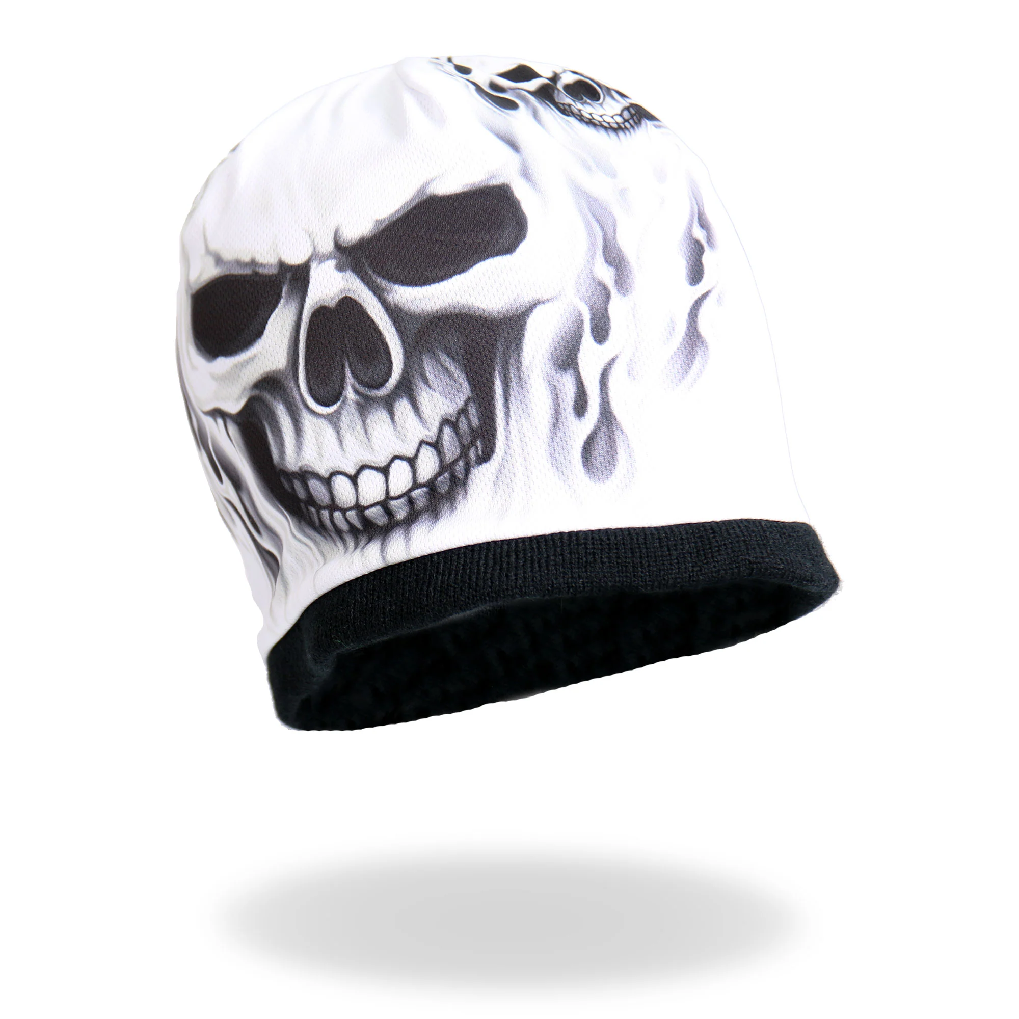 Hot Leathers KHC1001 Ghost Skull Sublimated Beanie 3 Hot Leathers KHC1001 Ghost Skull Sublimated Beanie