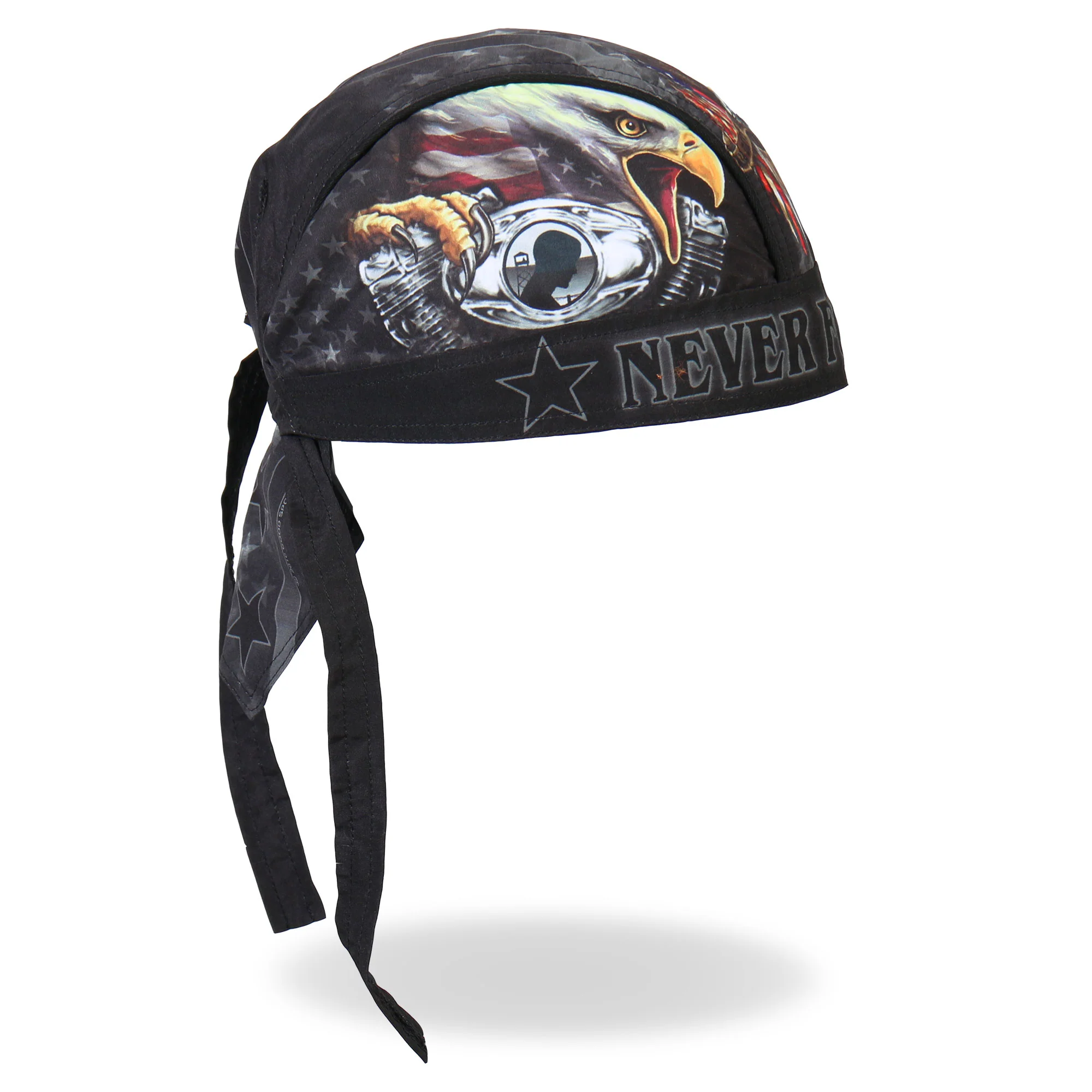 Hot Leathers HWH1053 Born Free Eagle POW Headwrap 4 Hot Leathers HWH1053 Born Free Eagle POW Headwrap