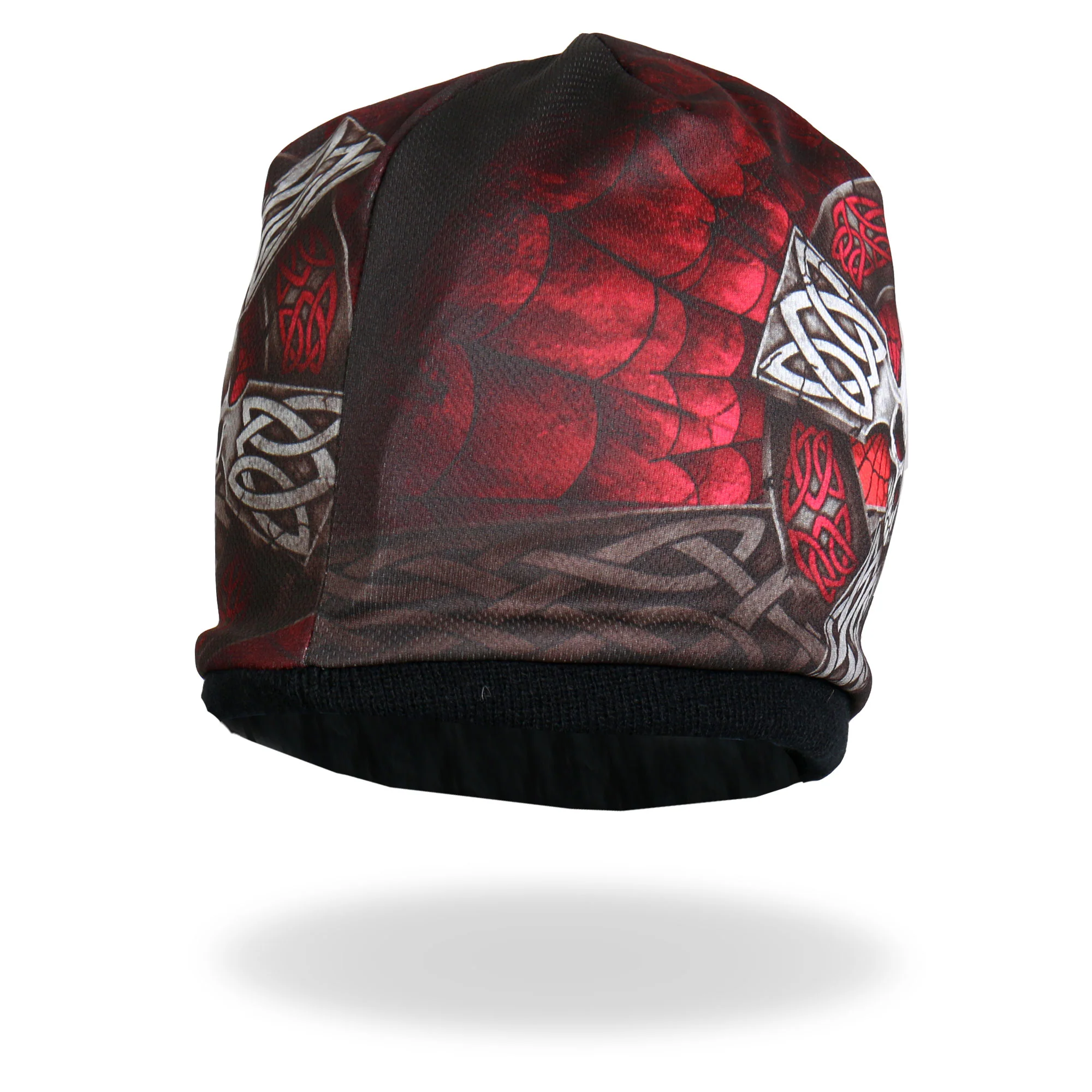 Hot Leathers KHC1020 Sublimated Celtic Cross Beanie 1 Hot Leathers KHC1020 Sublimated Celtic Cross Beanie