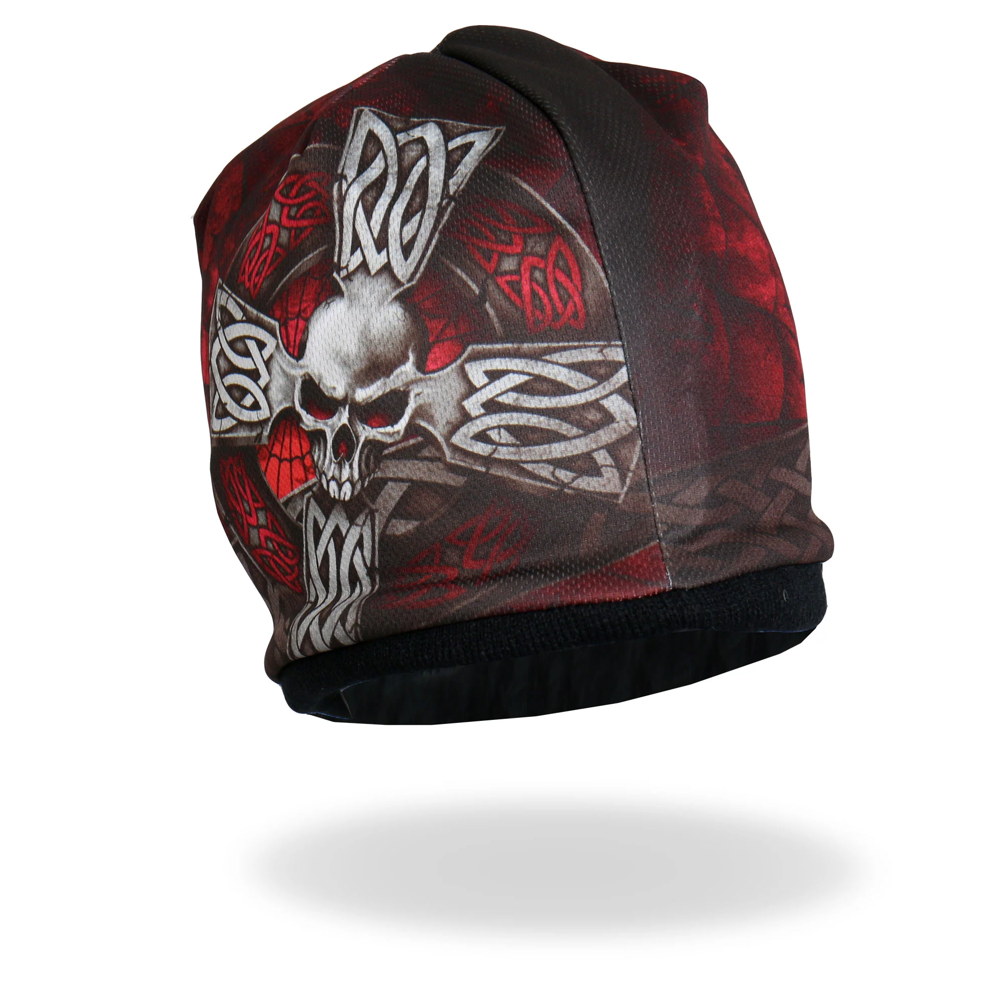 Hot Leathers KHC1020 Sublimated Celtic Cross Beanie 3 Hot Leathers KHC1020 Sublimated Celtic Cross Beanie
