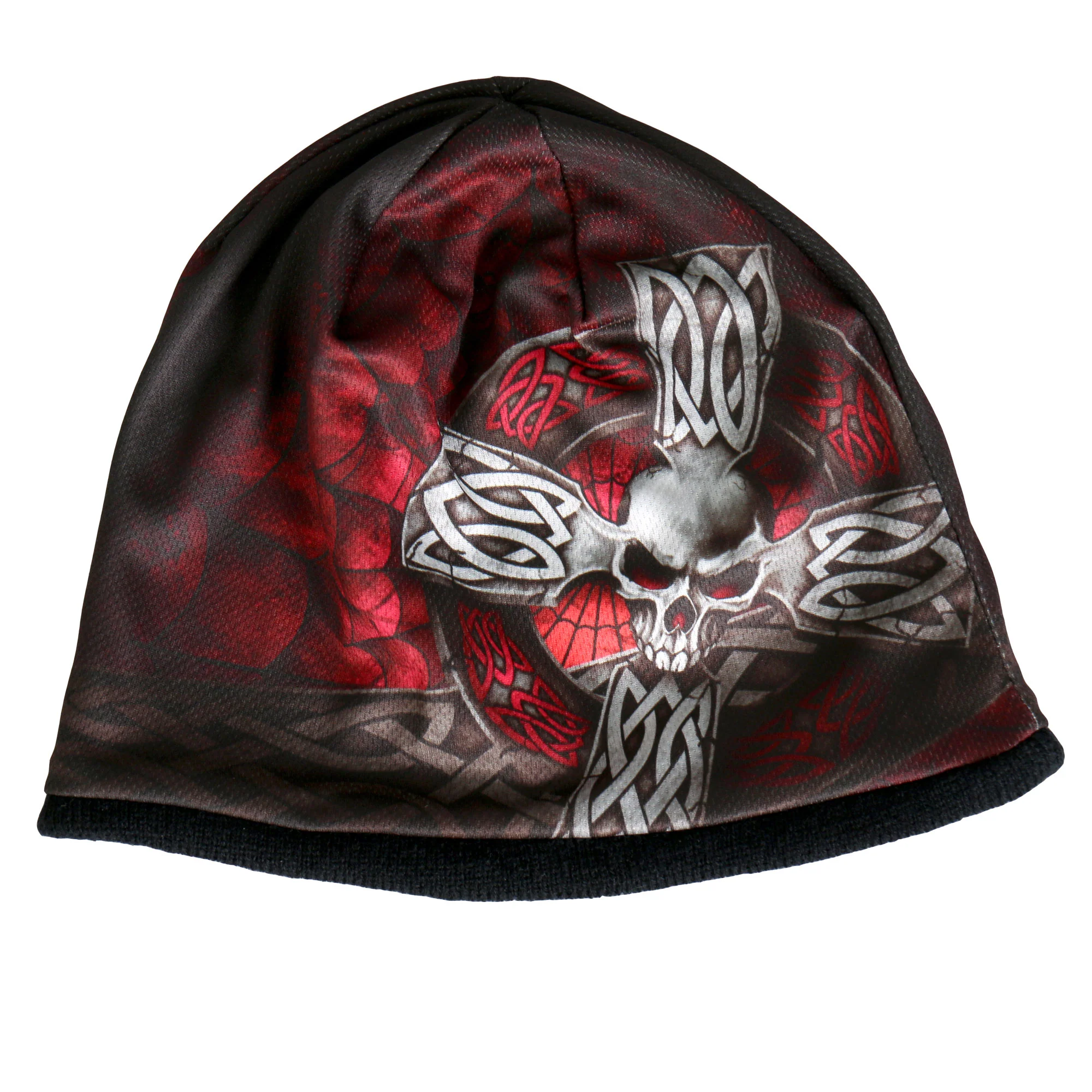 Hot Leathers KHC1020 Sublimated Celtic Cross Beanie 7 Hot Leathers KHC1020 Sublimated Celtic Cross Beanie