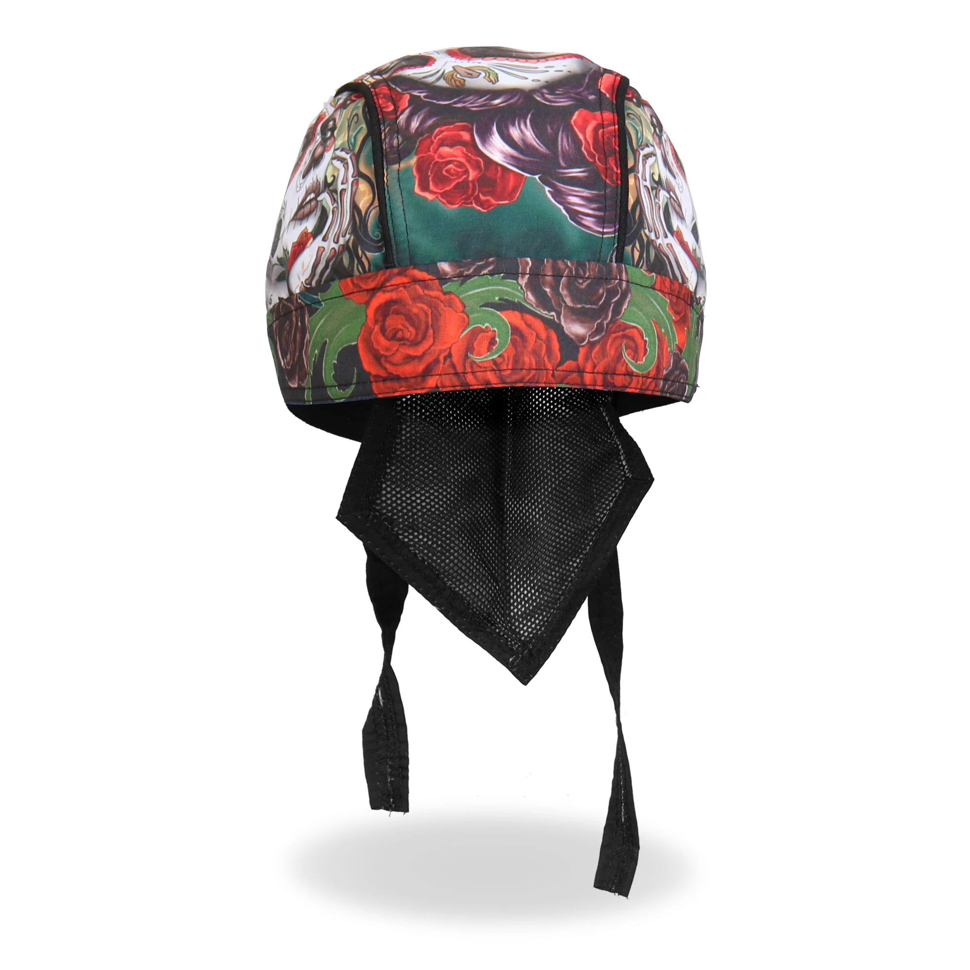 Hot Leathers HWH1084 Sugar Woman Headwrap 5 Hot Leathers HWH1084 Sugar Woman Headwrap