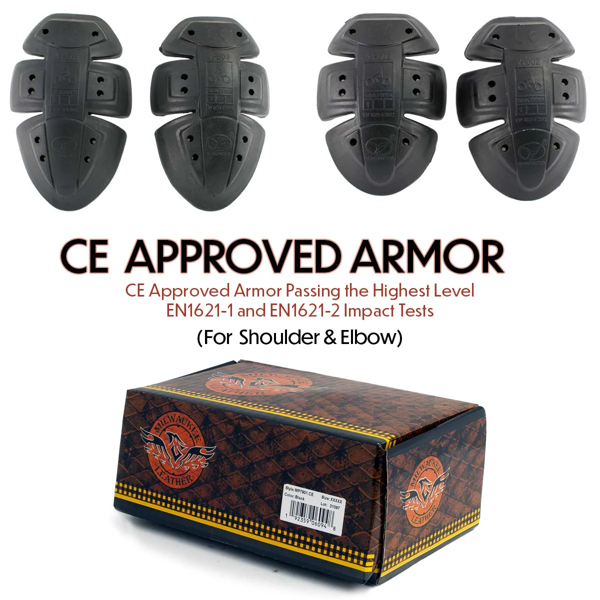 Milwaukee Leather MP7901CE CE Approved Replacement Motorcycle Advanced Armor 5 Milwaukee Leather MP7901CE CE Approved Replacement Motorcycle Advanced Armor