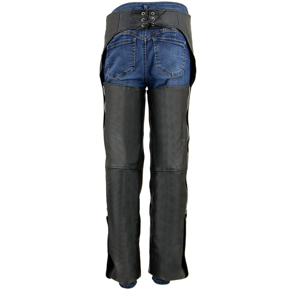 Milwaukee Leather SH2013 Kids Unisex Black Classic Leather Chaps 2 Milwaukee Leather SH2013 Kids Unisex Black Classic Leather Chaps