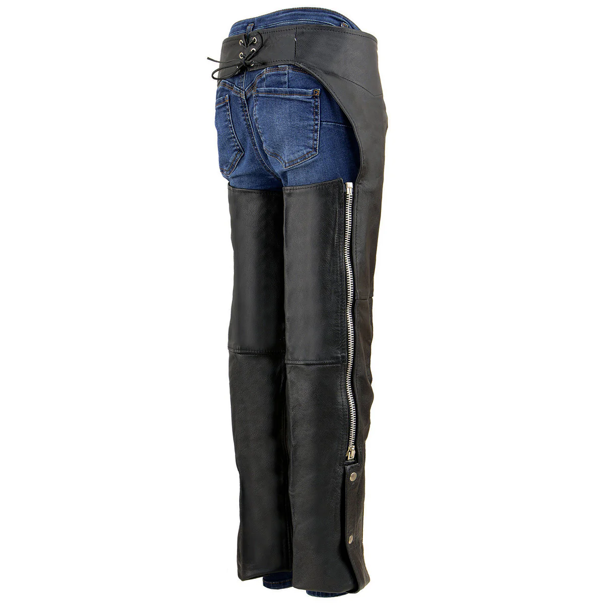 Milwaukee Leather SH2013 Kids Unisex Black Classic Leather Chaps 8 Milwaukee Leather SH2013 Kids Unisex Black Classic Leather Chaps