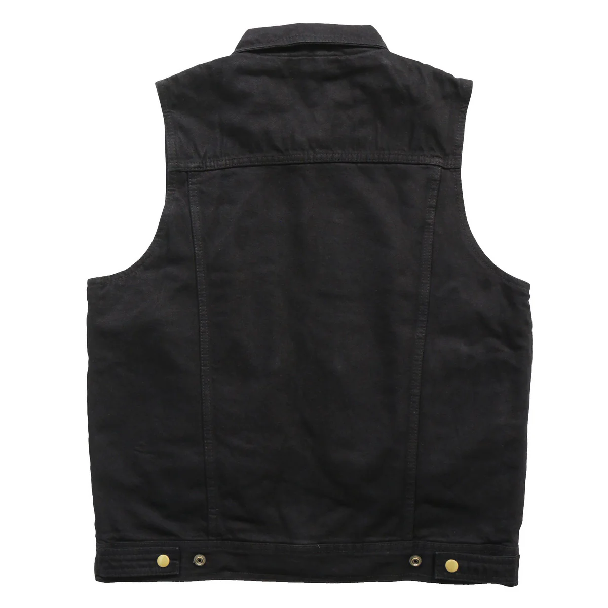Hot Leathers VSM6002 Men's Black Denim Vest 7 Hot Leathers VSM6002 Men's Black Denim Vest