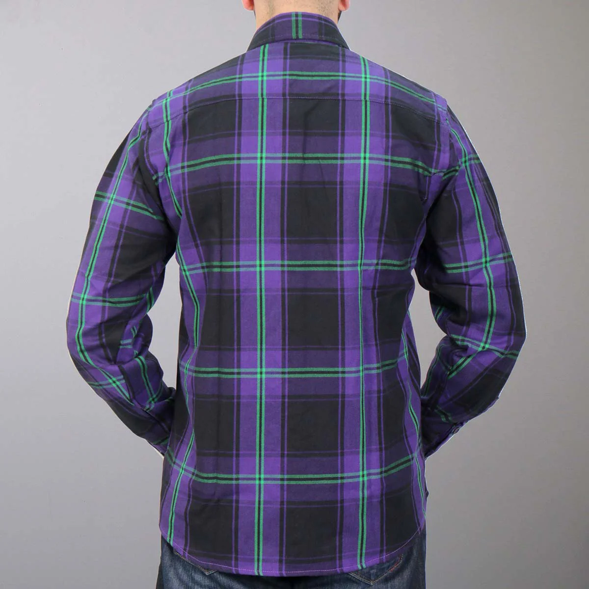 Hot Leathers FLM2011 Men's Voodoo Flannel Long Sleeve Shirt 2 Hot Leathers FLM2011 Men's Voodoo Flannel Long Sleeve Shirt