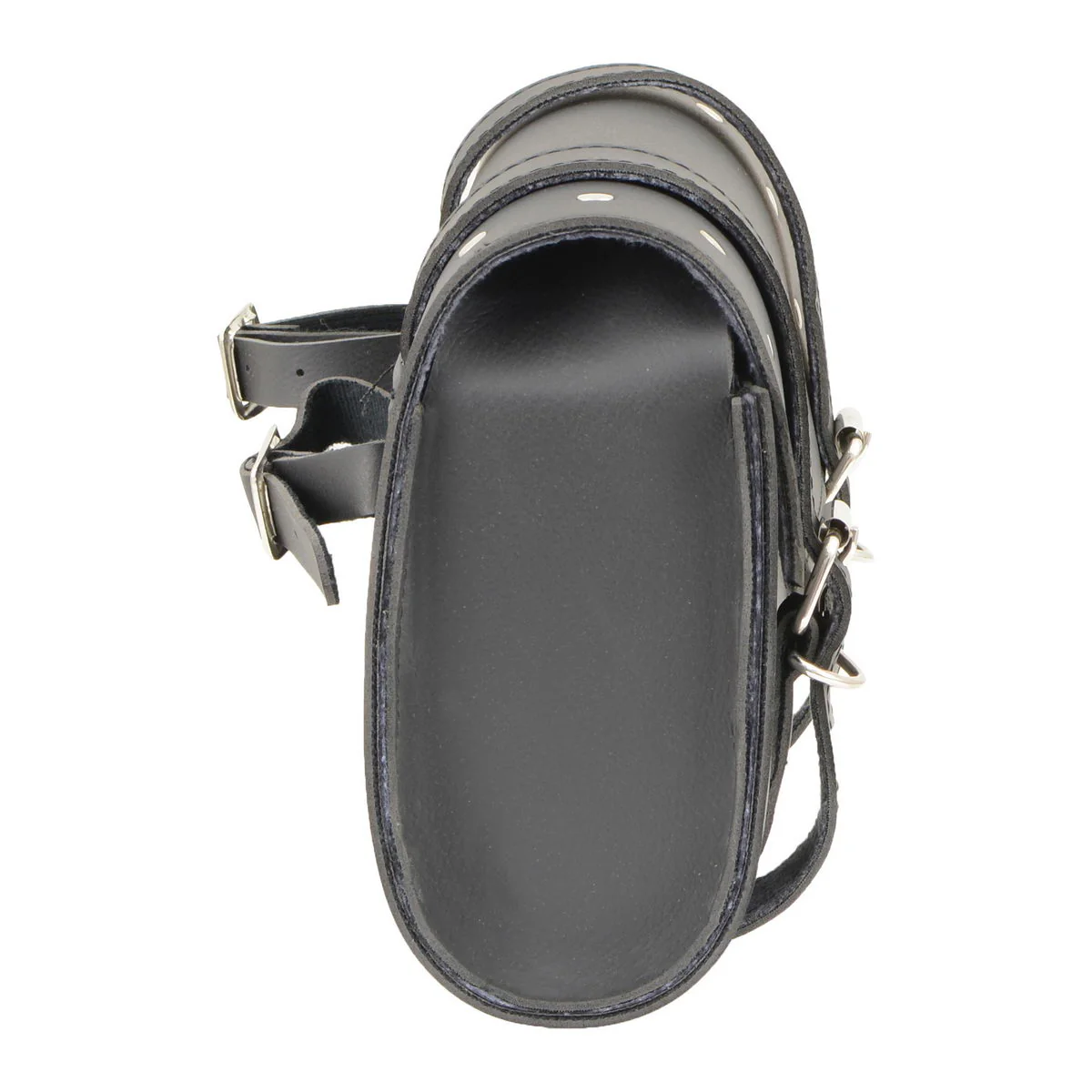 Milwaukee Leather SH63601 Black PVC Double Buckle Studded Motorcycle Tool Bag 8 Milwaukee Leather SH63601 Black PVC Double Buckle Studded Motorcycle Tool Bag